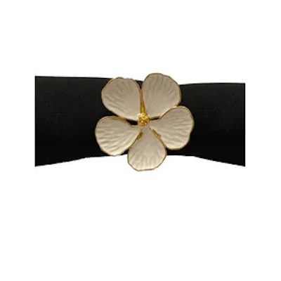 Кольцо для салфетки Белый цветок - изображение 2