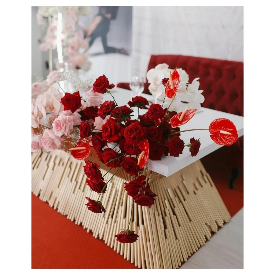 Стол-президиум Песочные Часы (золото/серебро/медь) - Фото миниатюра 5