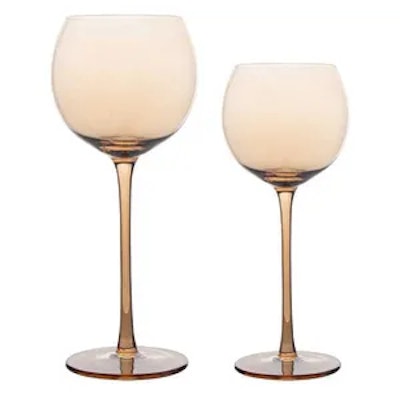 Сет бокалов Сирен янтарных