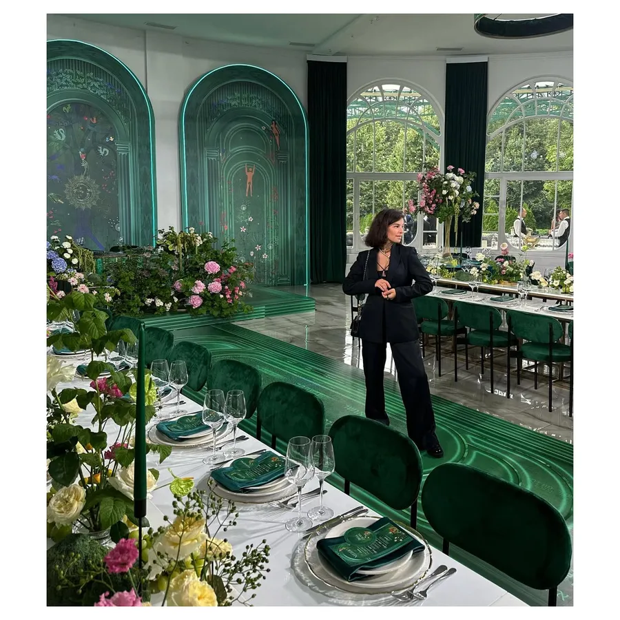 Стул Модерн Черный, Изумрудный - Фото миниатюра 5