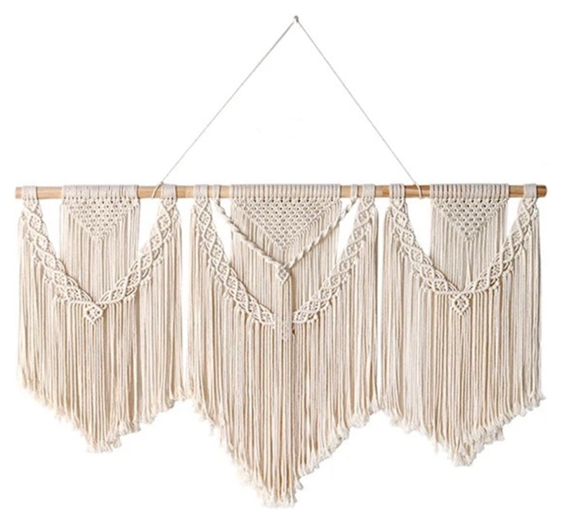 Панно декоративное из макраме Бохо Сети