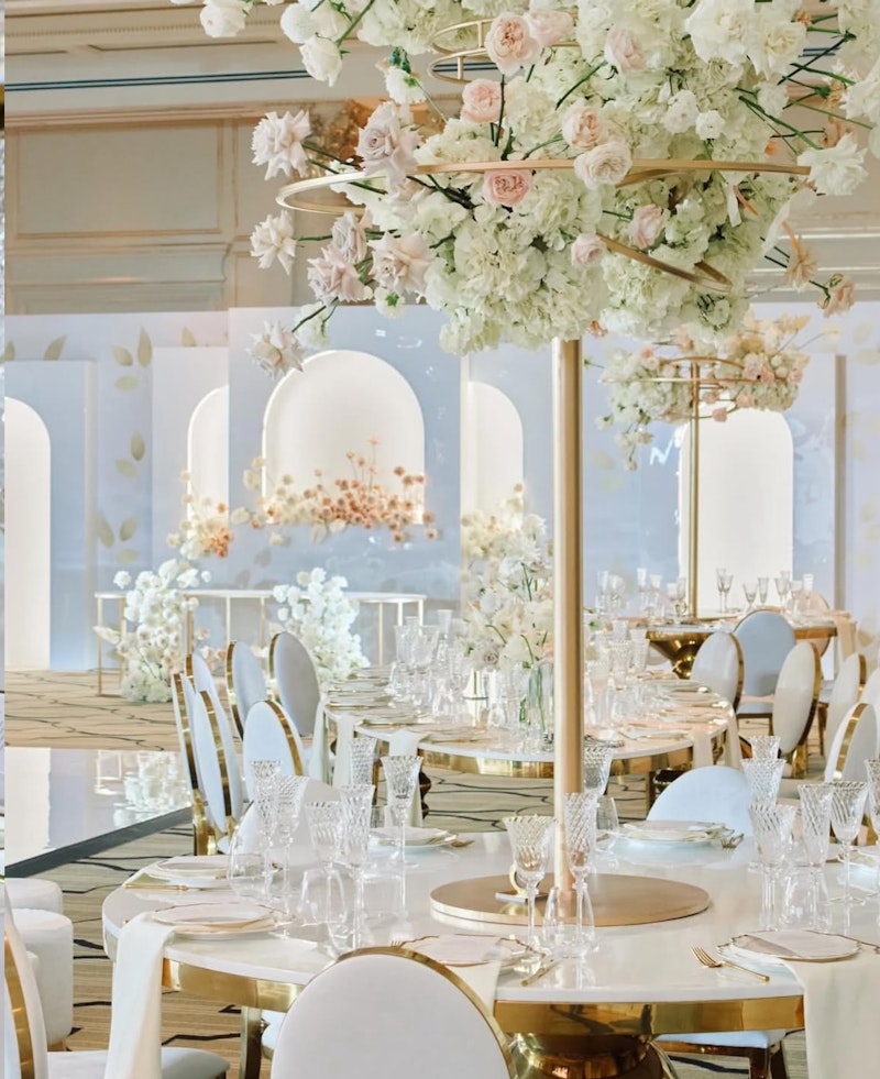 Стойка сферическая  Сатурн, золото