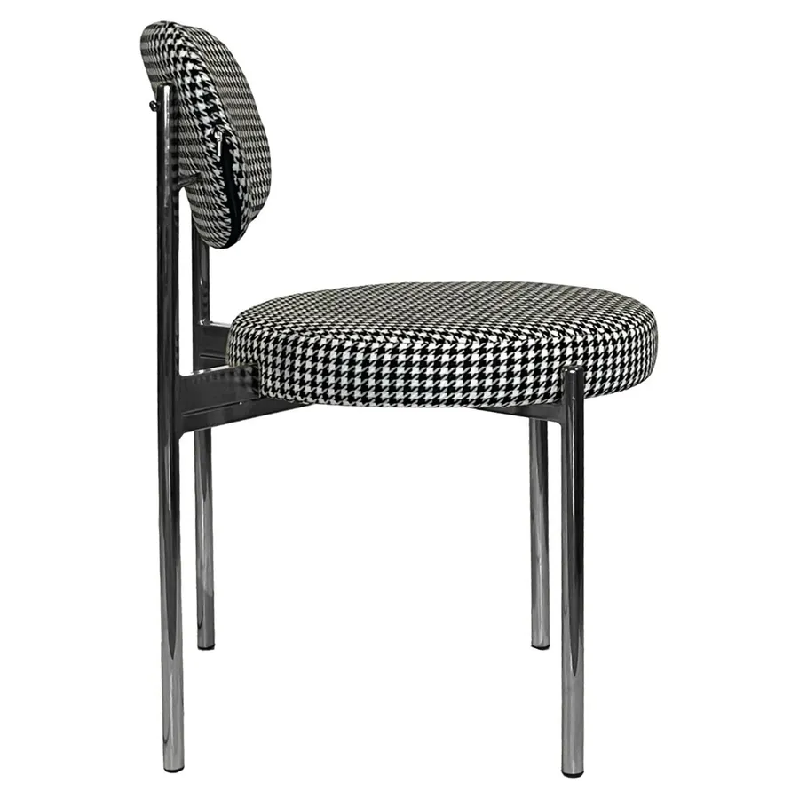 Стул Модерн Серебро, Гусиная лапка - Фото миниатюра 3