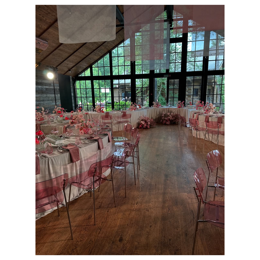 Стул Призм Серебро, Розовые очки - Фото миниатюра 7