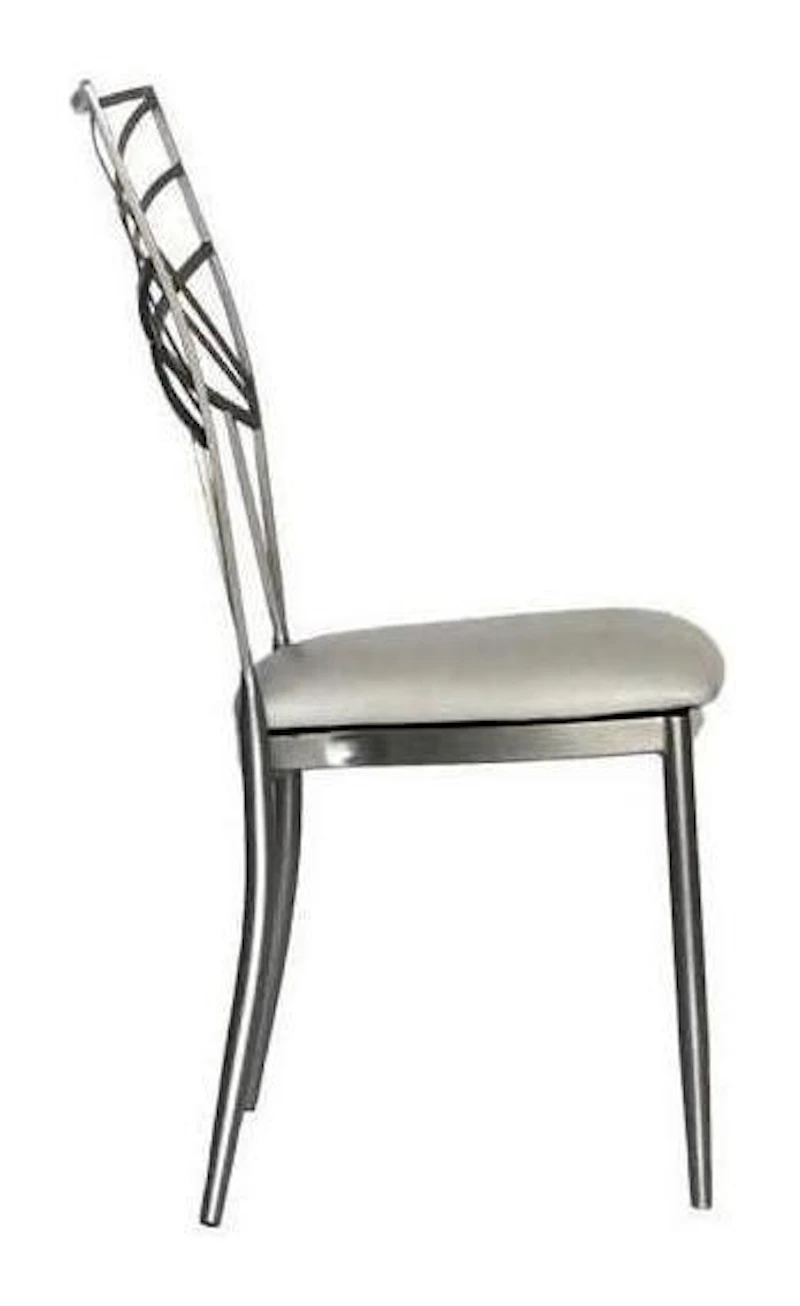 Стул Хамелеон Серебро (эко-кожа), белый, на липучках