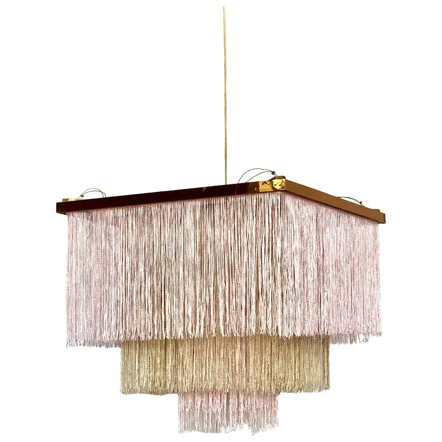 Люстра декоративная, квадратная, без освещения - Фото миниатюра 1