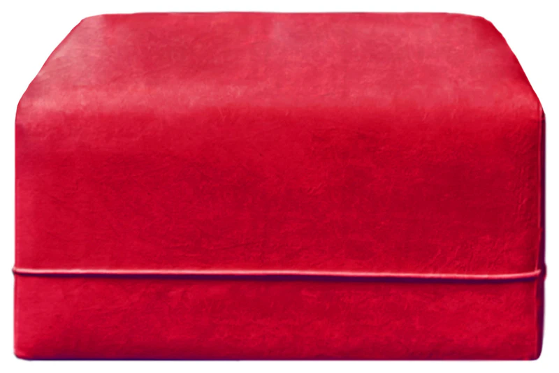 Пуф Кручу-верчу Квадрат Малиново-красный