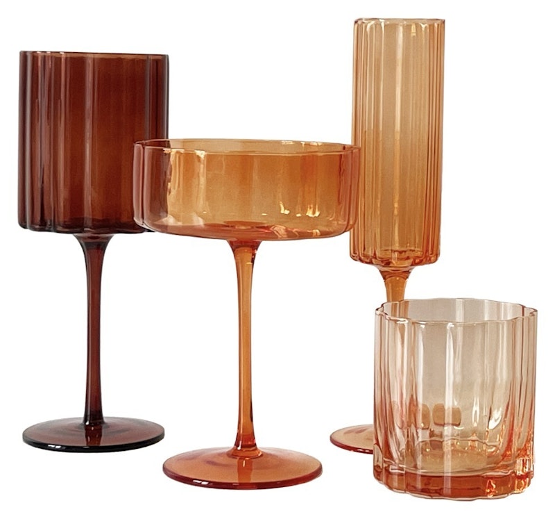 Сет бокалов Сквош Этюд в оранжевом