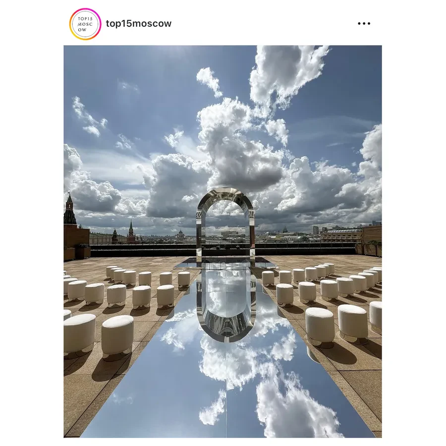 Пуф Цилиндр Серебряный обод, молочный велюр - Фото 2