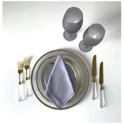 Салфетка из смесового льна, Гордая гортензия - изображение 2