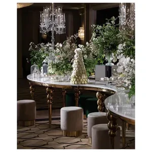 Пуф Цилиндр Золотой обод, бежевый велюр - Фото 2