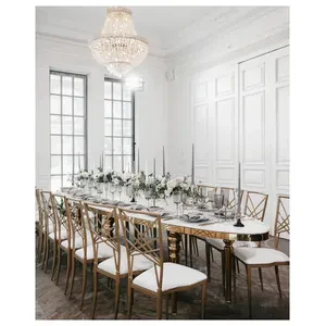 Стол Овал Золото-400 (белый глянцевый МДФ) - Фото 2