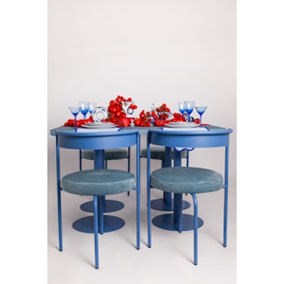 Стул Колори, Черничный йогурт + серо-голубой - изображение 6