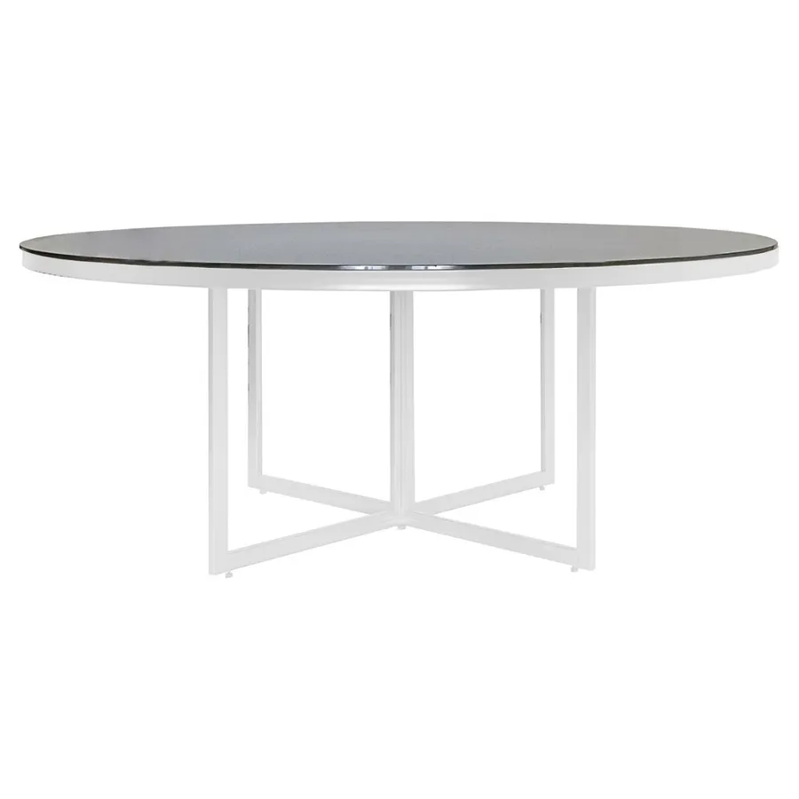 Стол Корнерс круглый, зеркальный + перекрас металла в любой цвет - Фото миниатюра 3