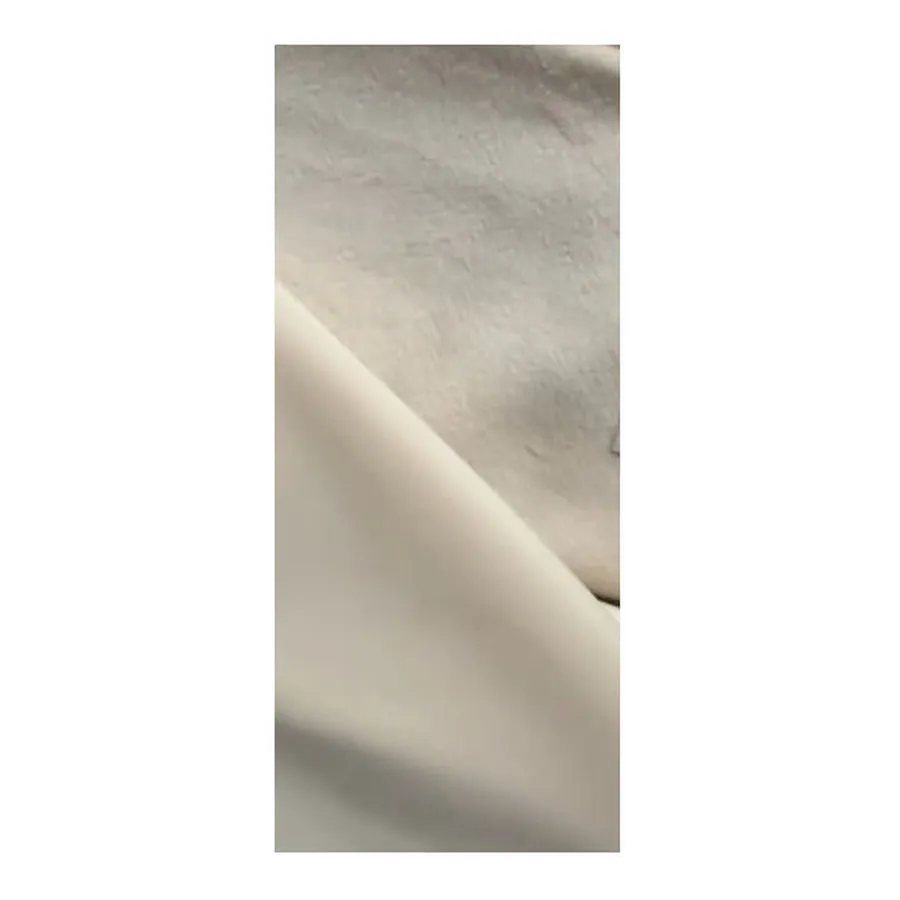 Скатерть велюр, круглая, кремовый бисквит ХЛ - Фото миниатюра 2