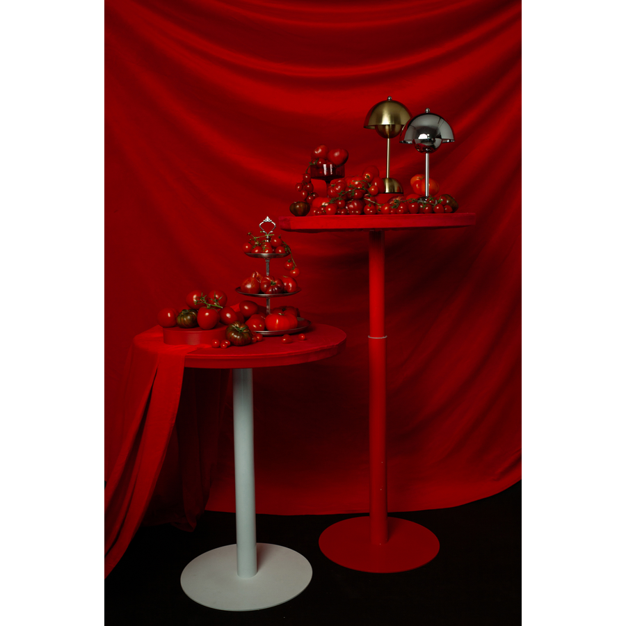 Стол коктейльный Твист Круглый, Красный бархат+ Малиново-красный - Фото миниатюра 6