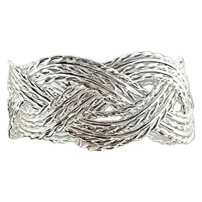 Кольцо для салфетки Кучеряшка Серебро - изображение 2