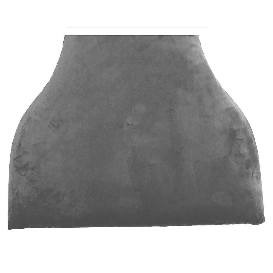 Подушки на стул Вашингтон (велюр), светло-серые - Фото миниатюра 1