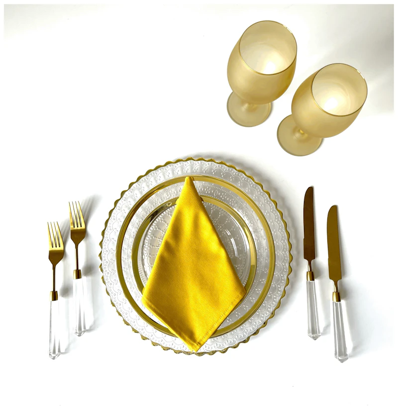 Порционная тарелка Париж Золото С