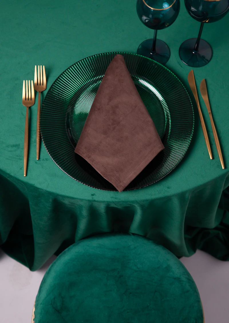 Салфетка велюр, шоколад (Шоко мокка)