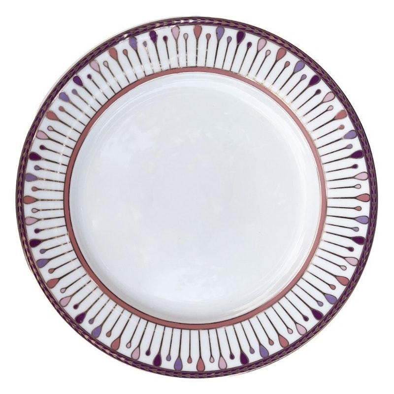 Тарелка Паттерн Розовый С