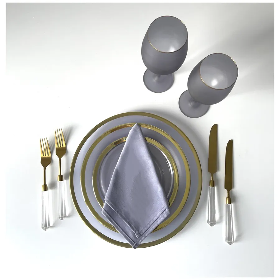 Салфетка из смесового льна, Гордая гортензия - Фото миниатюра 2