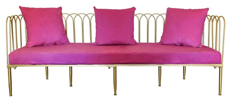 Диван Сквош Л, Манящая фуксия
