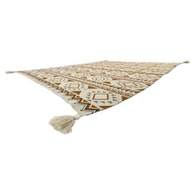 Покрывало декоративное Бохо Коричнево-Бежевое - изображение 2