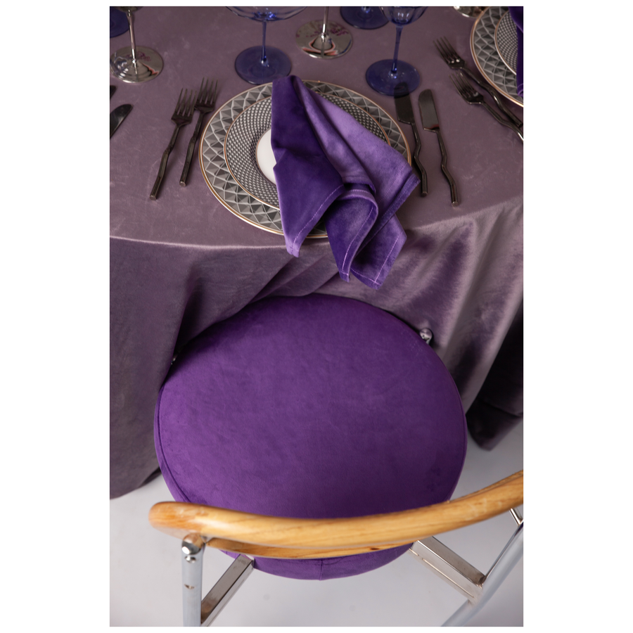 Стул Модерн Серебро, Натуральный ротанг, Таинственный фиолетовый - Фото миниатюра 2
