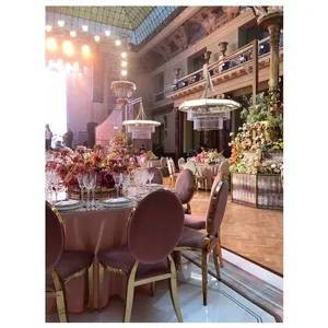 Стул Вашингтон Золото, велюр пыльная роза - Фото 4