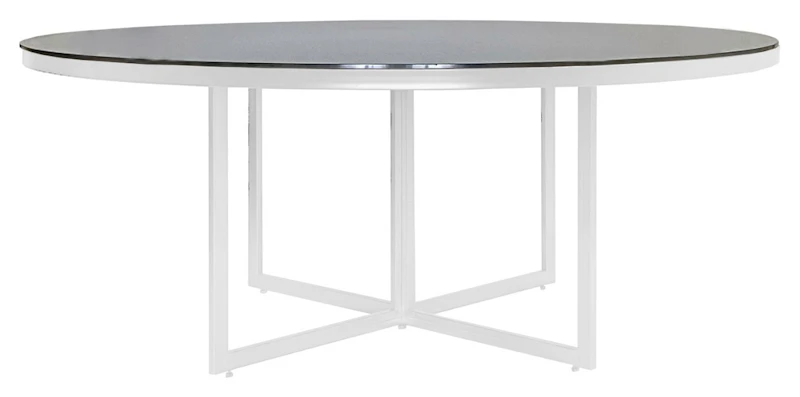 Стол Корнерс круглый, зеркальный + перекрас металла в любой цвет