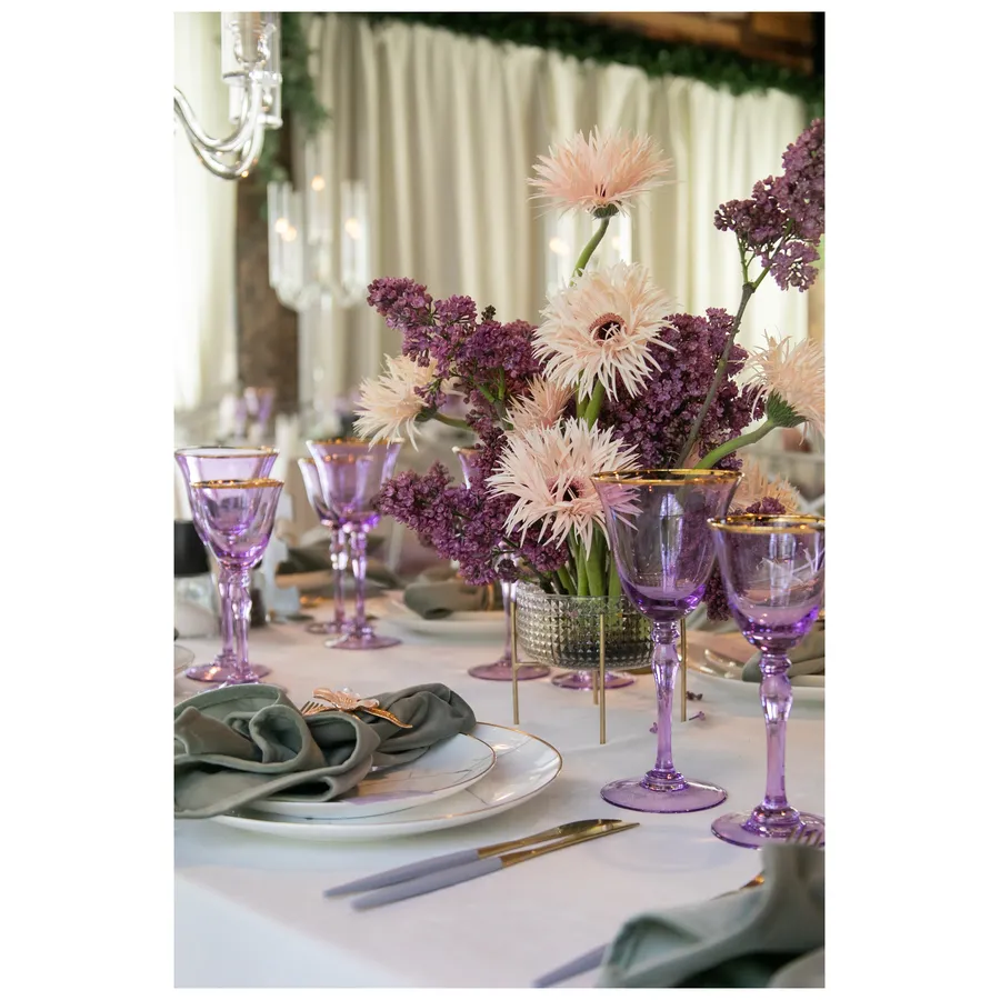 Сет бокалов Хлоэ сиреневый - Фото миниатюра 2