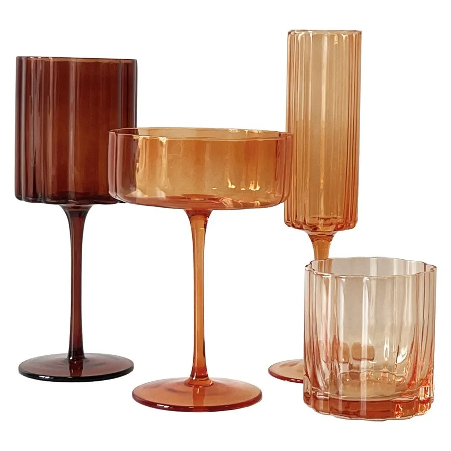 Сет бокалов Сквош Этюд в оранжевом - Фото миниатюра 1