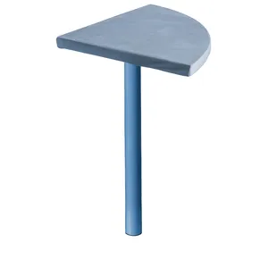 Стол коктейльный Твист Лепесток Черничный йогурт + серо-голубой (телескопическая нога) - изображение 3