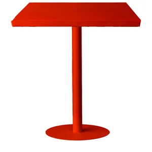 Стол коктейльный Твист Прямоугольный С, Красный бархат + Малиново-красный (телескопическая нога) - изображение 3