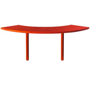 Стол коктейльный Твист Змейка М, Красный бархат + Малиново-красный (телескопическая нога) - изображение 4