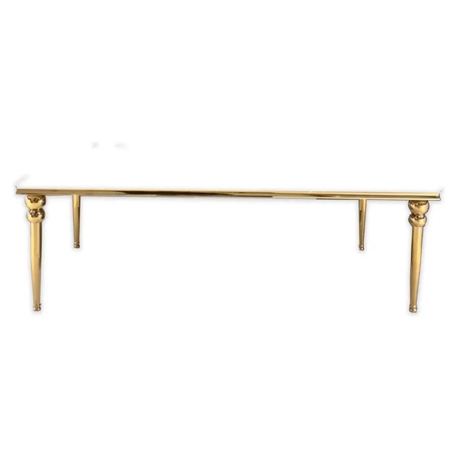 Каркас стола Ректангл-240, золотой + ножки 4шт, №5 - Фото миниатюра 1