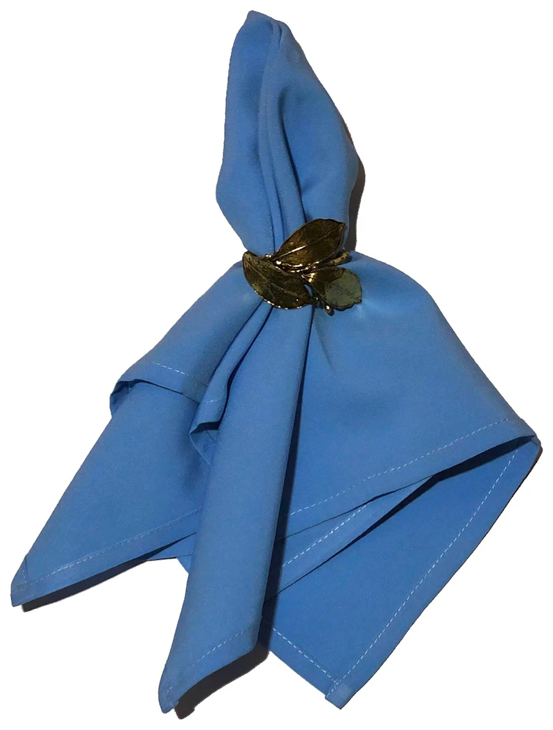 Салфетка голубая, габардин