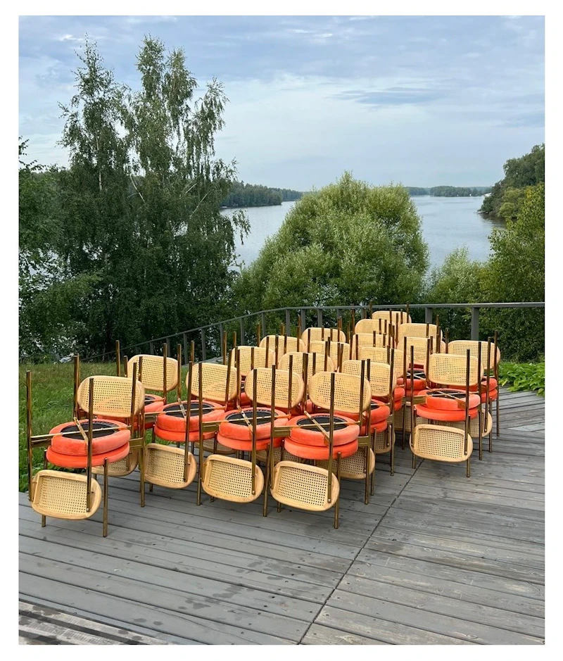 Стул Модерн Золото, Игривый Персик