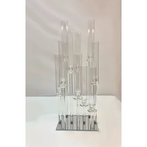 Канделябр со стеклянными колбами Хай Тауэр (10 стоек) - Фото 3