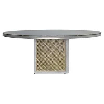 Cтол Корнерс Конфесса круглый, зеркало+перекрас металла в любой цвет - изображение 4