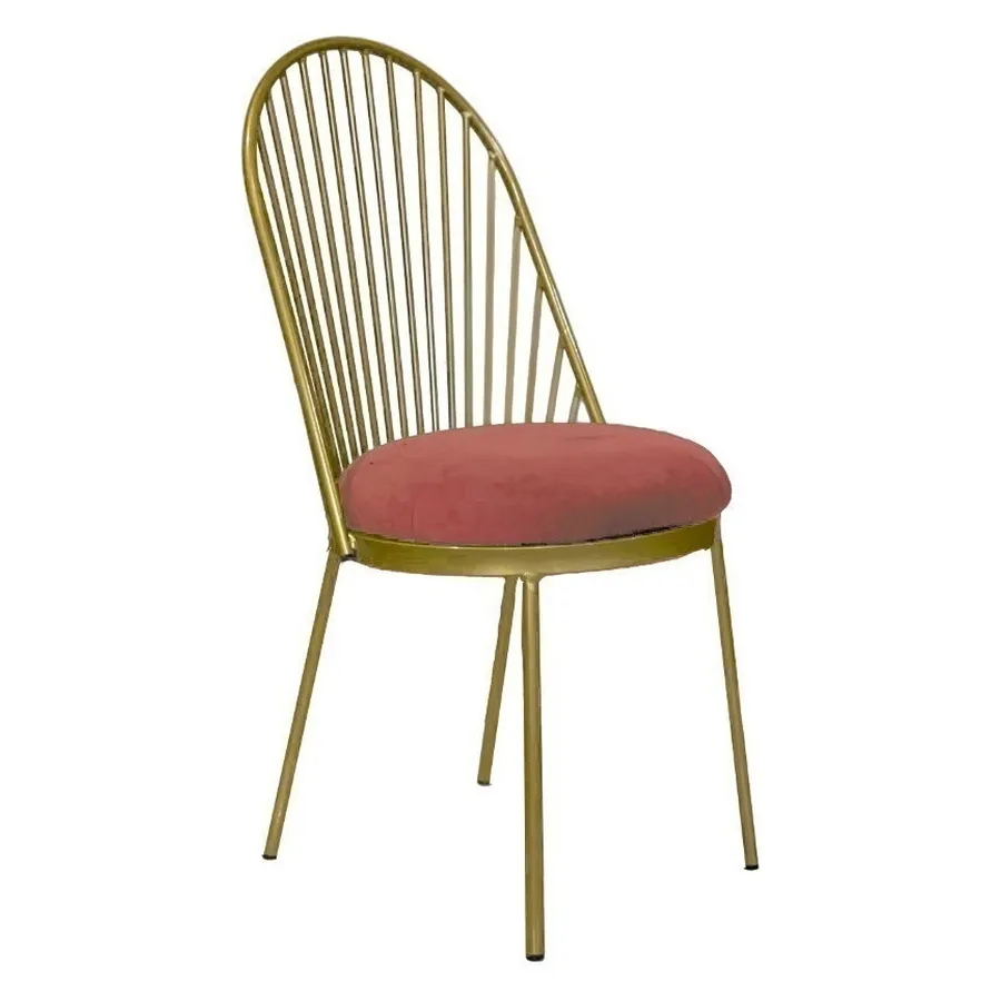 Стул Ле Солей, велюр,терракотовый - Фото миниатюра 1