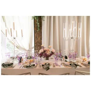 Канделябр хрустальный Рефлекшн (5 стоек) - Фото 6