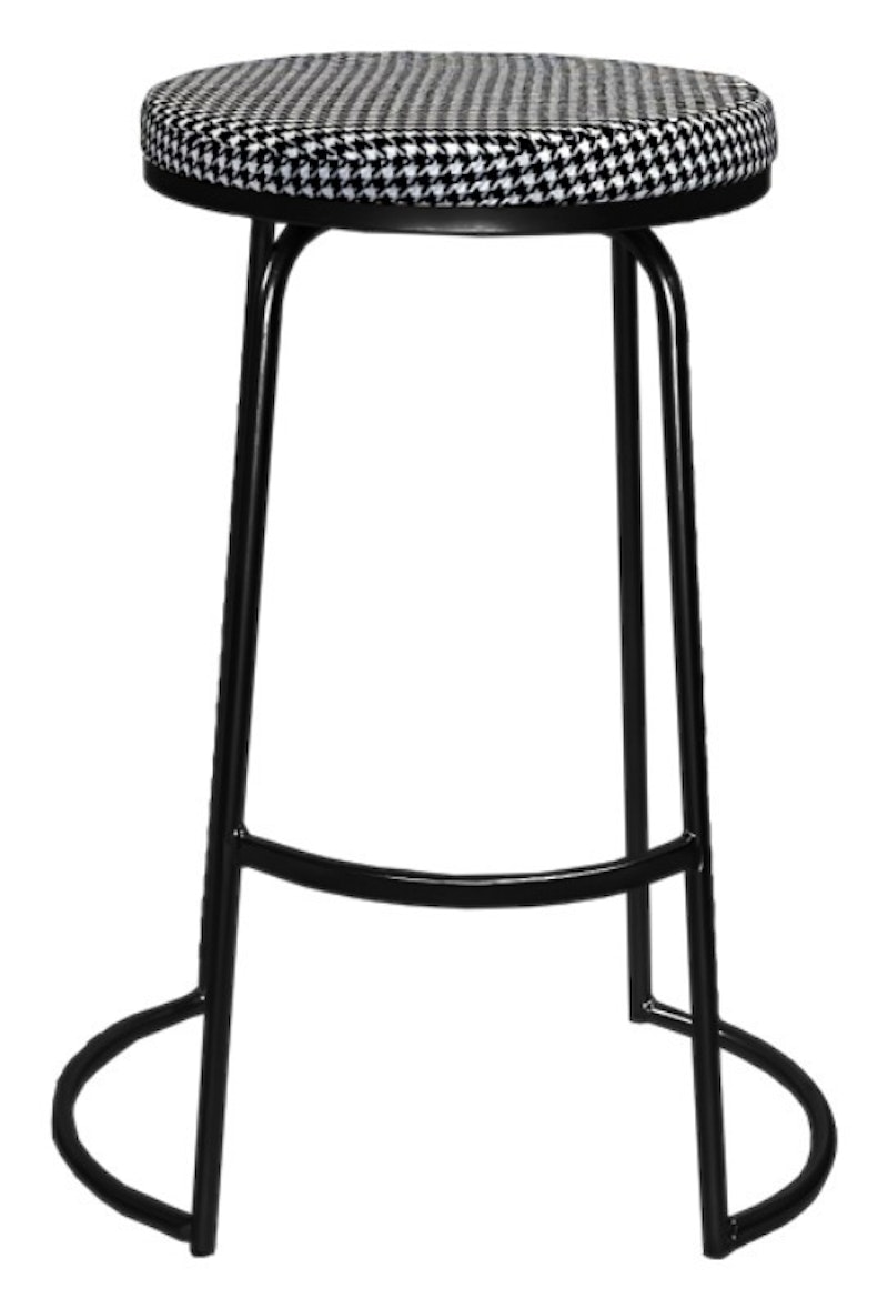 Стул барный Модерн Сэддл Гусиная лапка (любой оттенок каркаса)