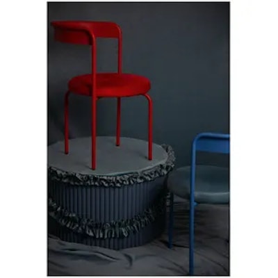 Стул Колори, Красный бархат + Малиново-красный - изображение 2