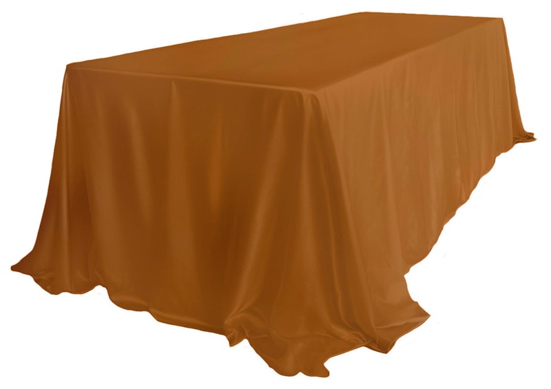 Скатерть велюр, прямоугольная, терракотовая