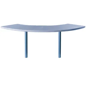 Стол коктейльный Твист Змейка М, Черничный йогурт + серо-голубой (телескопические ноги) - изображение 4