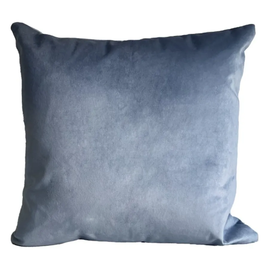 Чехол на подушку, серо-голубой - Фото миниатюра 1