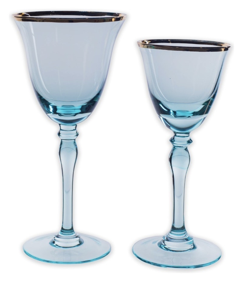 Сет бокалов Хлоэ голубой