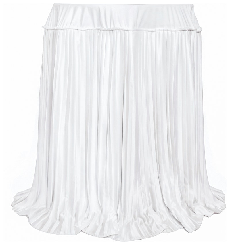 Скатерть для коктейльного столика плиссированная